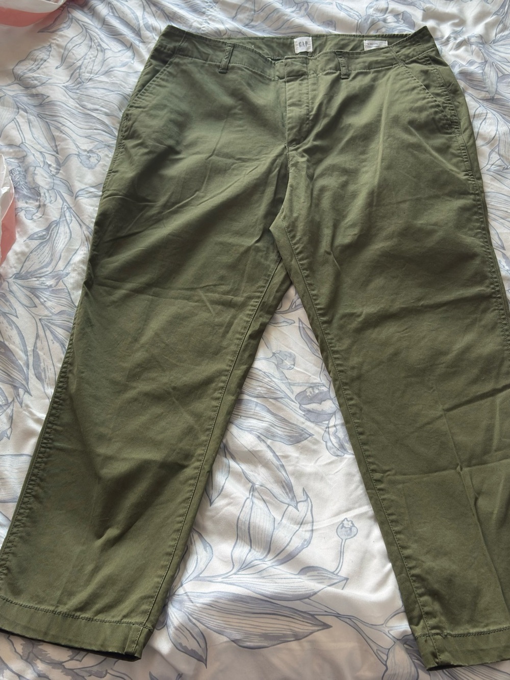 GAP Olive 14P Green Chino Pants